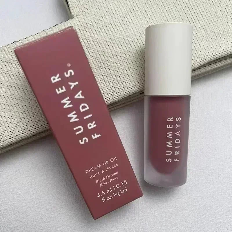 Summer Fridays Iced Coffee Lip Balm Mini Lip Gloss Set New Moisturizing Transparent Smooth Soft Tube Mirror Lipstick Lip Makeup
