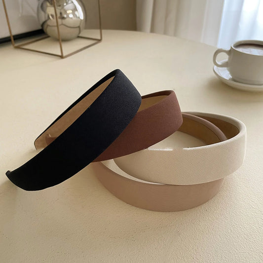 Elegant Wide-Rimmed Hair Binding Band – Summer Design