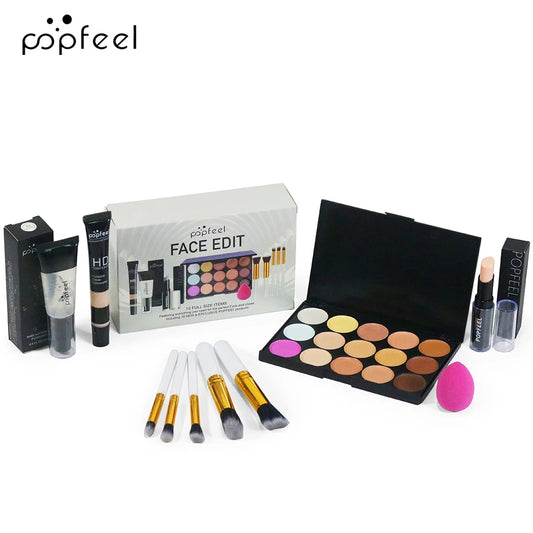 POPFEEL 10-Piece Face Makeup Set – Beginner-Friendly Kit