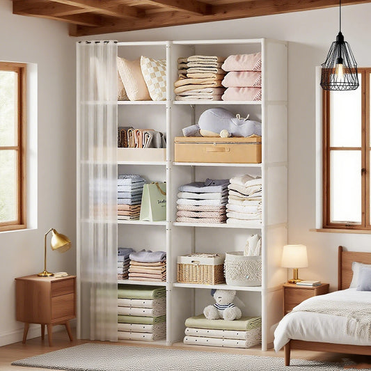 6 Layers Dustproof Simple Wardrobe Organizer