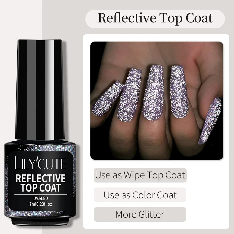 LILYCUTE 7ml Peel-Off Base Gel Nail Polish – Clear UV Gel