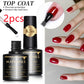 2PCS 8.5ml Base & Top Coat Gel Nail Polish Set
