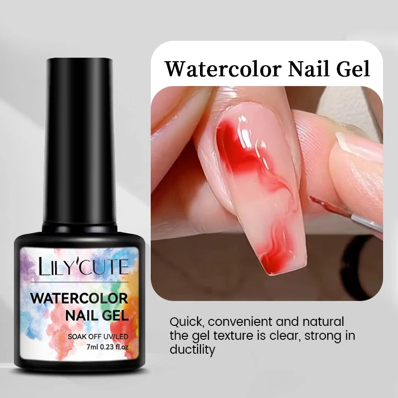 LILYCUTE 7ml Peel-Off Base Gel Nail Polish – Clear UV Gel
