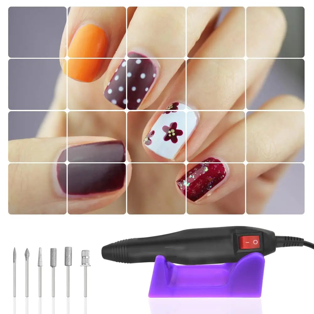 Electric Nail Drill Machine - Nail Sander Gel Cuticle Remove Professional Manicure Drill Machine Set