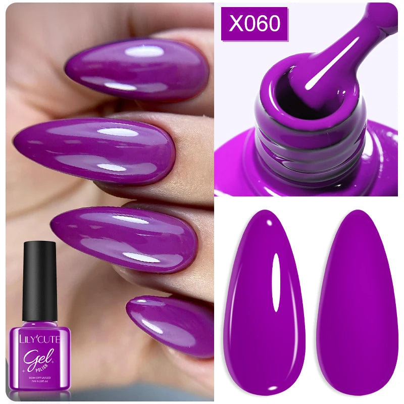 LILYCUTE 7ml Peel-Off Base Gel Nail Polish – Clear UV Gel