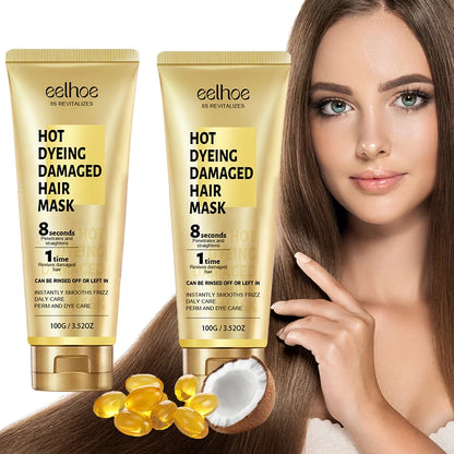 Keratin Hair Mask – 5 Seconds Fast Repairing Frizz Dry Hair Anti Rolling Nourishment