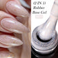 LILYCUTE 7ml Peel-Off Base Gel Nail Polish – Clear UV Gel