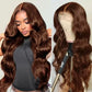 13x6 HD Lace Front Wig – Chocolate Brown Body Wave (46 Inch, 200% Density)