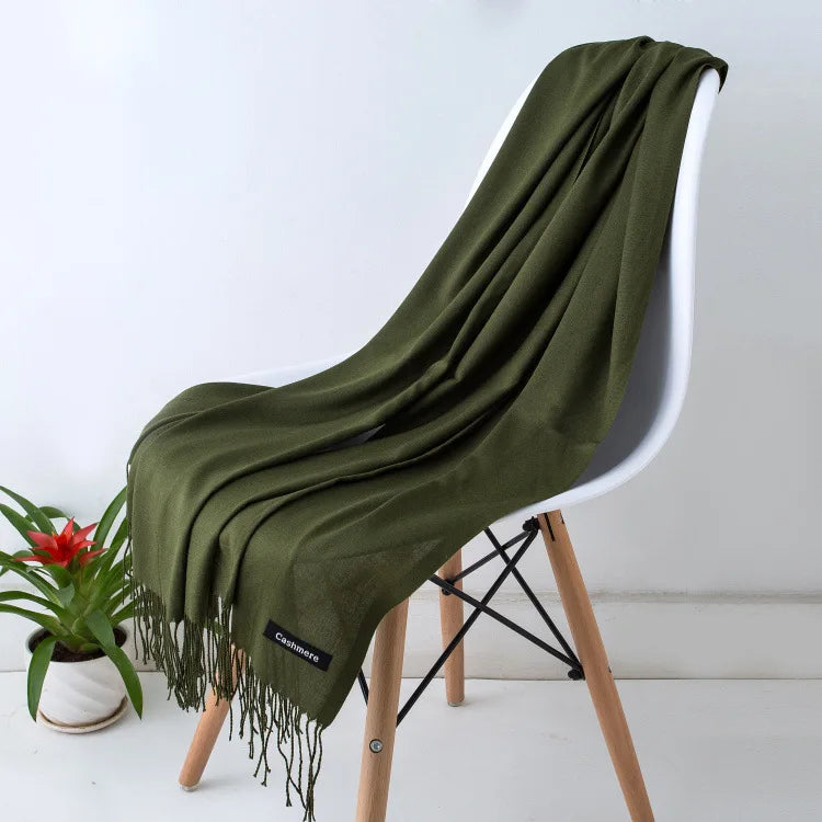 Women's Pashmina Scarf Shawls Soft Cashmere feeling z
