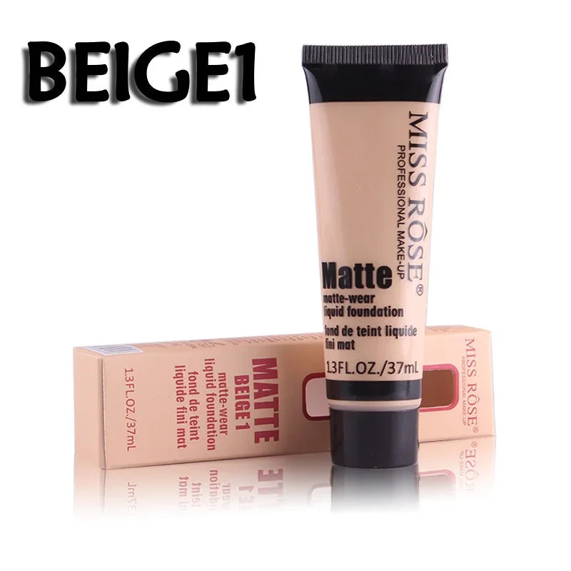 Professional Matte Liquid Foundation – Waterproof & Full-Coverage