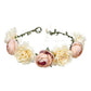 New Fashion Imitated Pearl Crowns Girls Bridal Wedding Headband Floral Flower Headband for Girls Adult Bohemian Hair accessories
