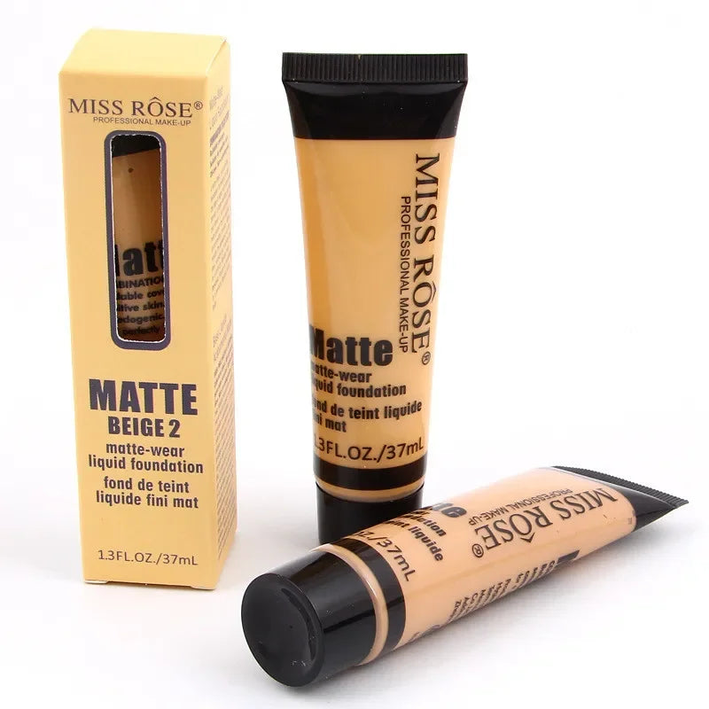 Professional Matte Liquid Foundation – Waterproof & Full-Coverage