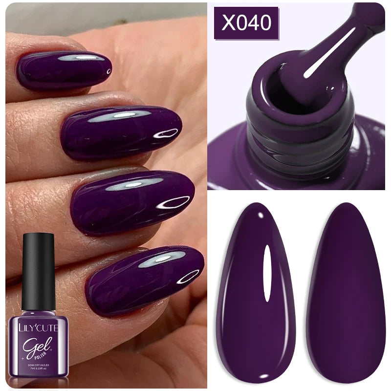 LILYCUTE 7ml Peel-Off Base Gel Nail Polish – Clear UV Gel