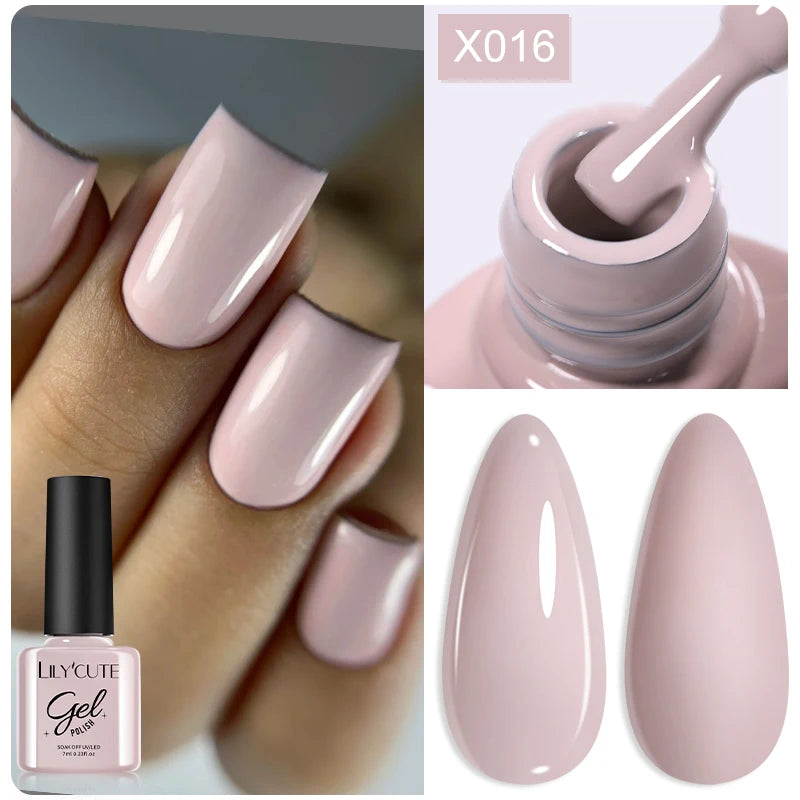 LILYCUTE 7ml Peel-Off Base Gel Nail Polish – Clear UV Gel