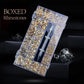 21-Grid Nail Art Rhinestone Set – Multi-Style Flat Bottom Glass Diamonds