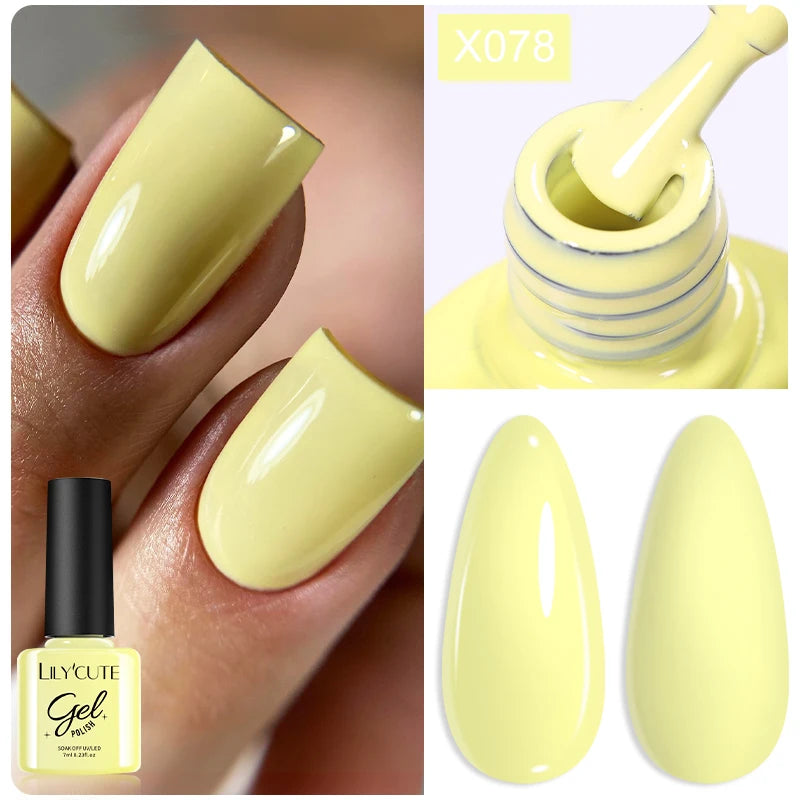 LILYCUTE 7ml Peel-Off Base Gel Nail Polish – Clear UV Gel