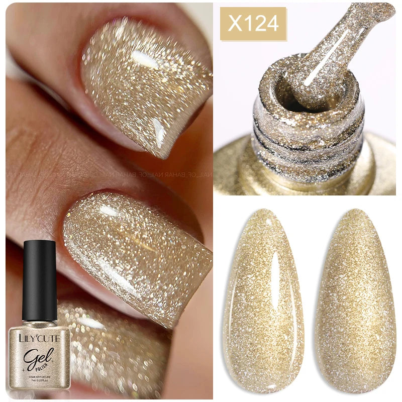 LILYCUTE 7ml Peel-Off Base Gel Nail Polish – Clear UV Gel
