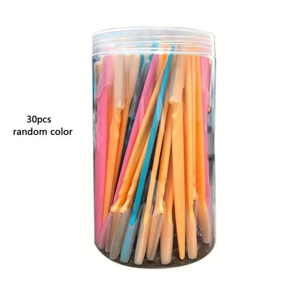 40/30/12/10 Pcs Random Color Set Multipurpose Eyebrow Razor Tools And Facial Razor With Precision Cover,Safety