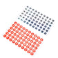 3 Sheets Number Sticker Set (1–180) – Holographic Nail Polish Labels