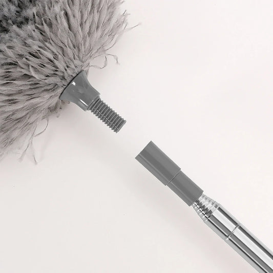Flexible Dust Brush Multifunctional Cleaning Brush Household Tools Long Handle Lightweight for Furniture Bottom Fur Hair