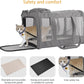 Airline Approved Pet Carrier for Cats Dogs Soft Travel Bag with Breathable Honeycomb Board,Removable Support Board for Vet