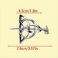 5 Pcs Viking Celtic Long Hair Clips - Vintage Silver Celtic Knot Hair Stick Jewellery Hair Slide and Metal Hairpin Barrettes