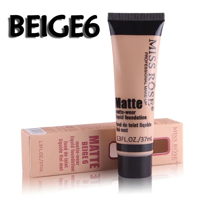 Professional Matte Liquid Foundation – Waterproof & Full-Coverage