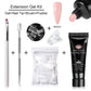 MEET ACROSS 5PCS/Set Nail Extension Gel Kit