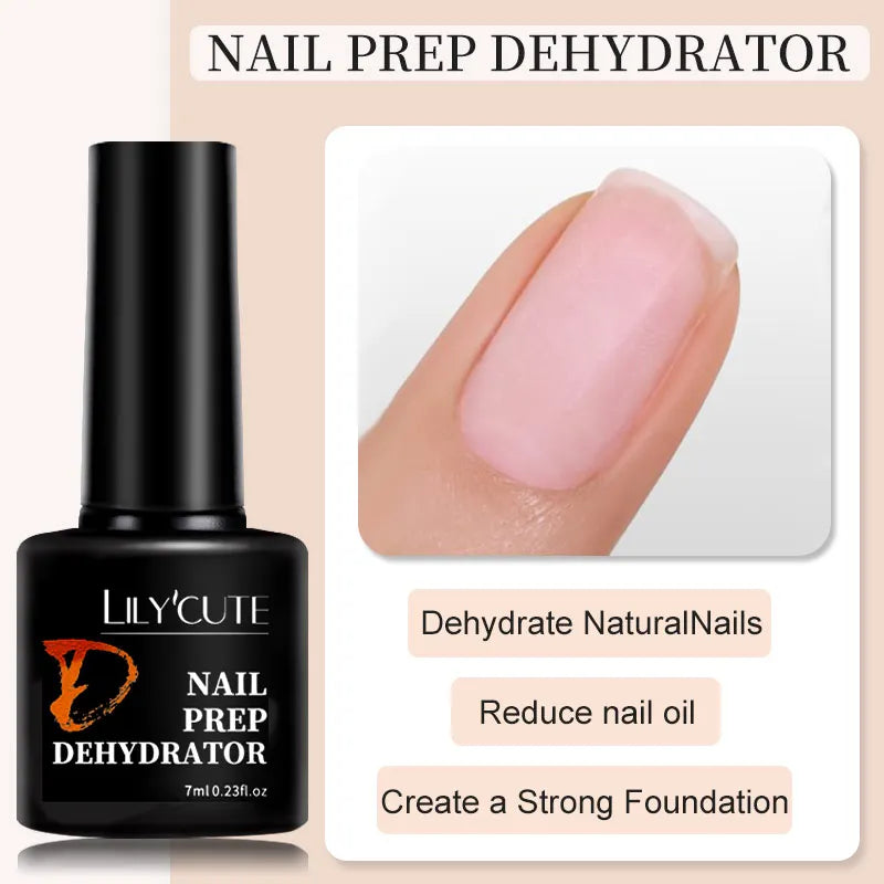 LILYCUTE 7ml Peel-Off Base Gel Nail Polish – Clear UV Gel