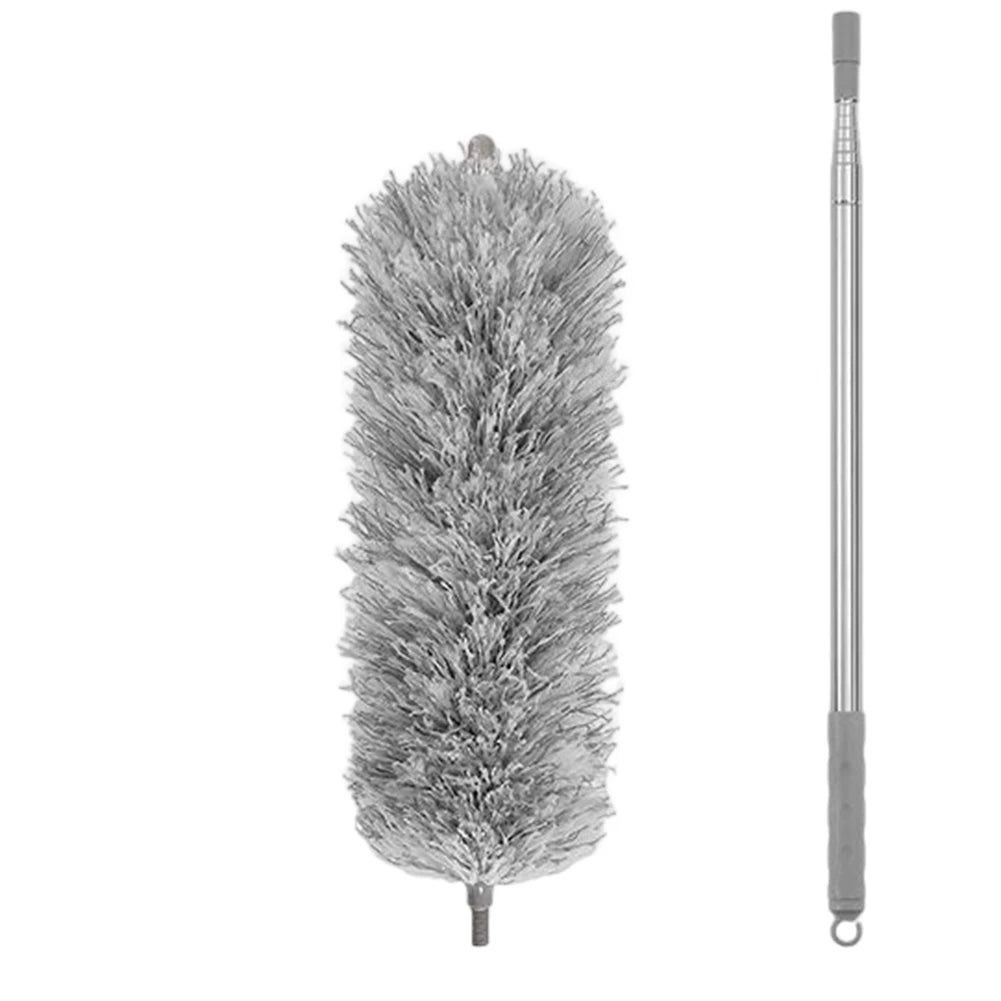 Flexible Dust Brush Multifunctional Cleaning Brush Household Tools Long Handle Lightweight for Furniture Bottom Fur Hair