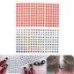 3 Sheets Number Sticker Set (1–180) – Holographic Nail Polish Labels