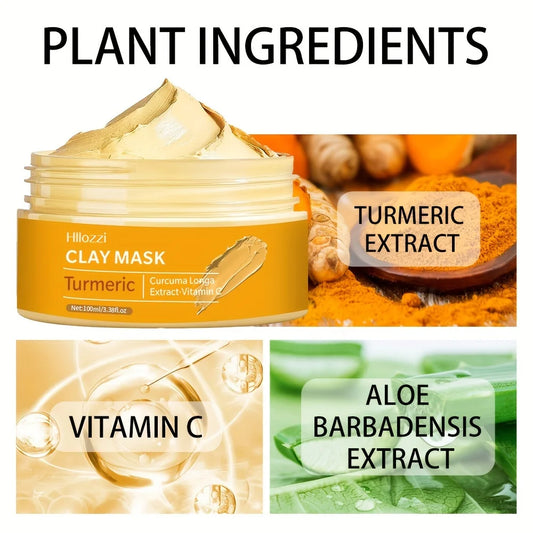 Turmeric Clay Mask – Deep Cleansing & Brightening Facial Treatment