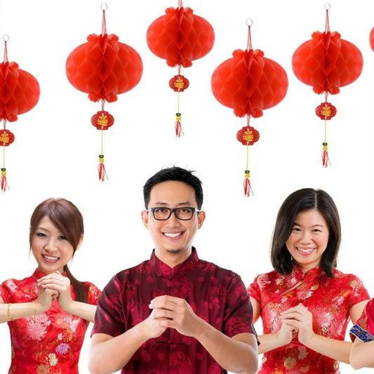 Traditional Chinese Paper Lanterns 20-Pack, Festival Wedding Party Decoration Supplies