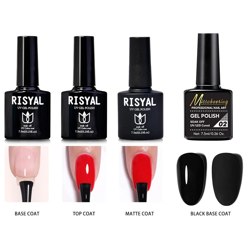 Poly Nail Extension Gel Kit Starter – Nude & Brown Series