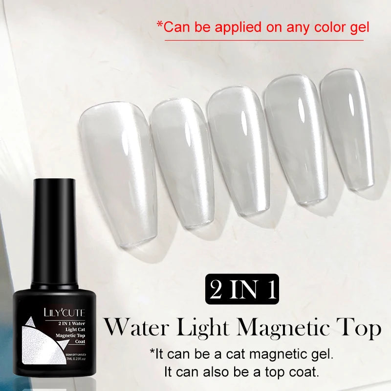 LILYCUTE 7ml Peel-Off Base Gel Nail Polish – Clear UV Gel