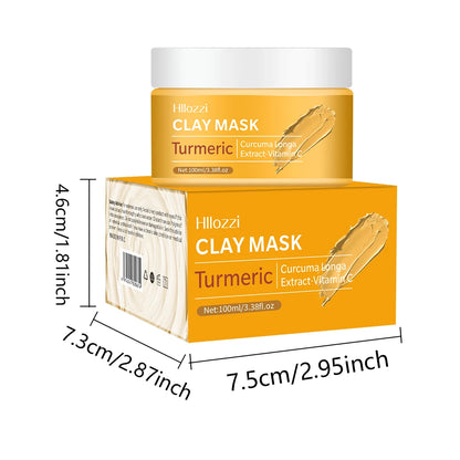 Turmeric Clay Mask – Deep Cleansing & Brightening Facial Treatment