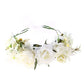New Fashion Imitated Pearl Crowns Girls Bridal Wedding Headband Floral Flower Headband for Girls Adult Bohemian Hair accessories