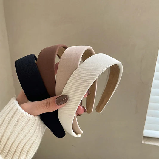 Elegant Wide-Rimmed Hair Binding Band – Summer Design
