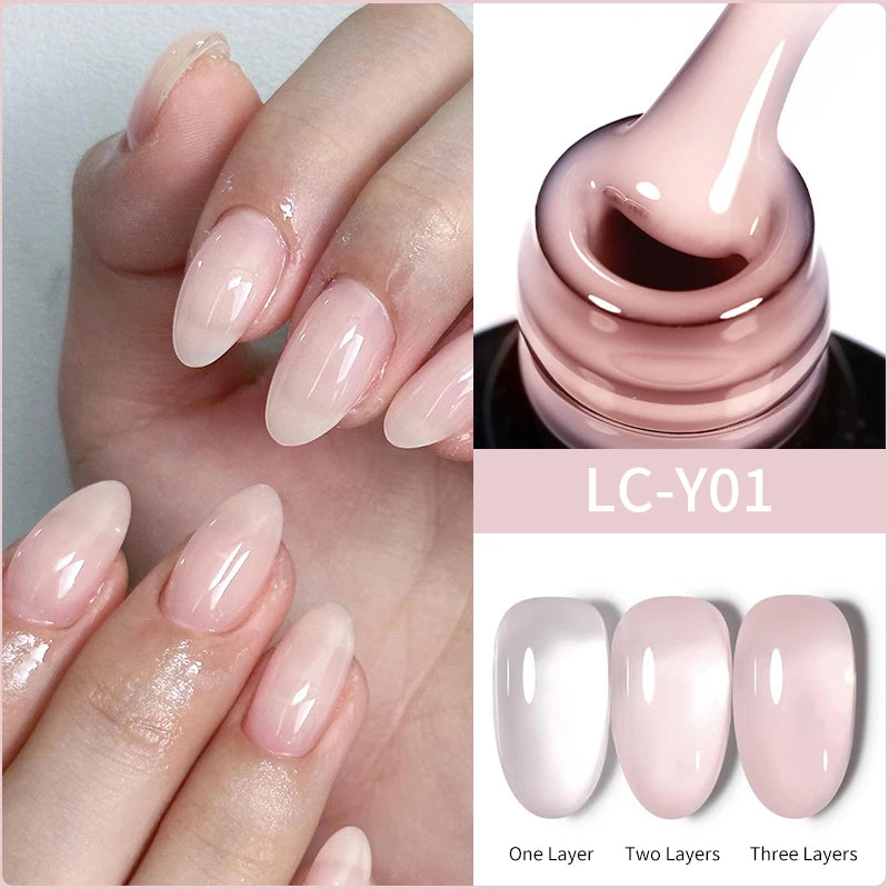 LILYCUTE 7ml Peel-Off Base Gel Nail Polish – Clear UV Gel