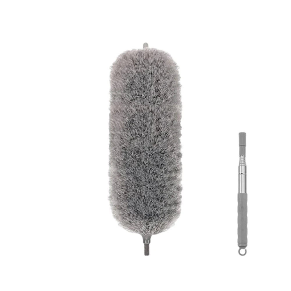 Flexible Dust Brush Multifunctional Cleaning Brush Household Tools Long Handle Lightweight for Furniture Bottom Fur Hair