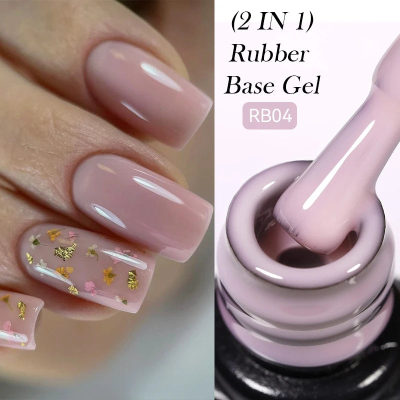 LILYCUTE 7ml Peel-Off Base Gel Nail Polish – Clear UV Gel