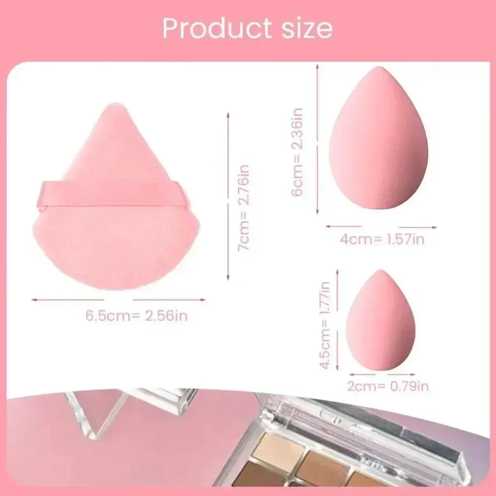 12/14-Pcs Makeup Sponge Blender Set with Storage Bottle