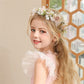 New Fashion Imitated Pearl Crowns Girls Bridal Wedding Headband Floral Flower Headband for Girls Adult Bohemian Hair accessories