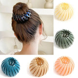 New Fashion Women Bun Claw Clips Horsetail Buckle Clip Bird Nest Expanding Hair Accessories Female Ponytail Headwear
