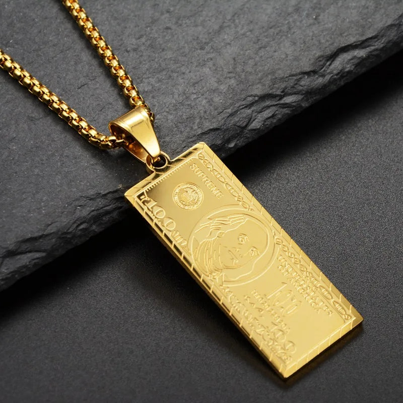 Hip-hop Accessories Party Gifts Dollar Pendant