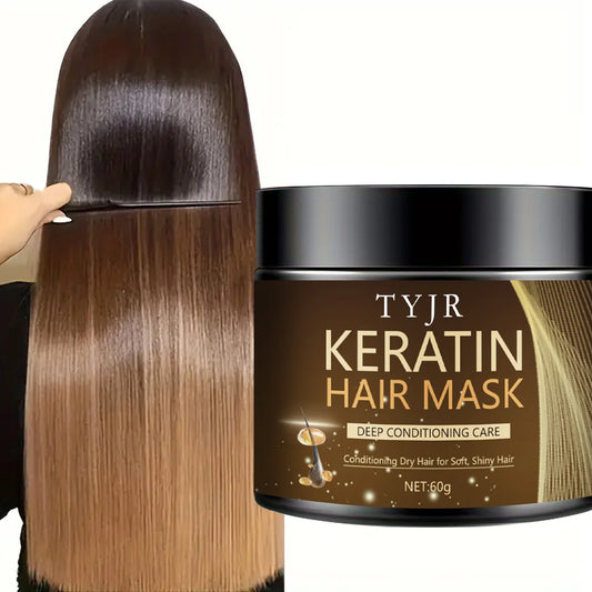 Keratin Hair Mask – Professional Deep Repair (60g Travel Size)