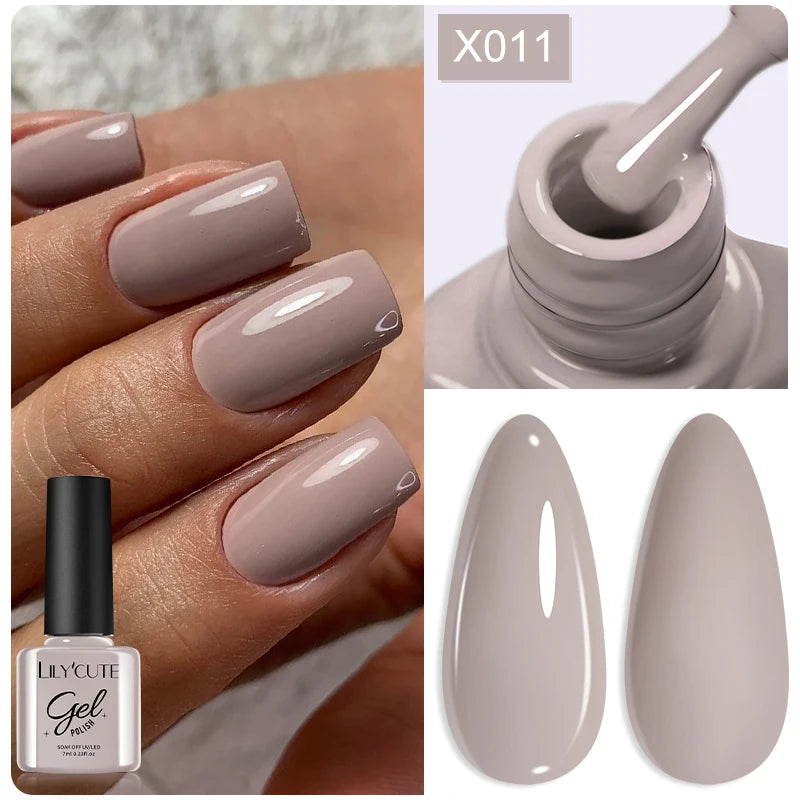 LILYCUTE 7ml Peel-Off Base Gel Nail Polish – Clear UV Gel